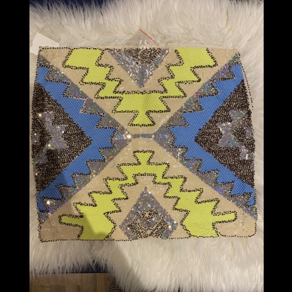 Endless Rose beaded neon skirt NWT size small - Picture 4 of 4